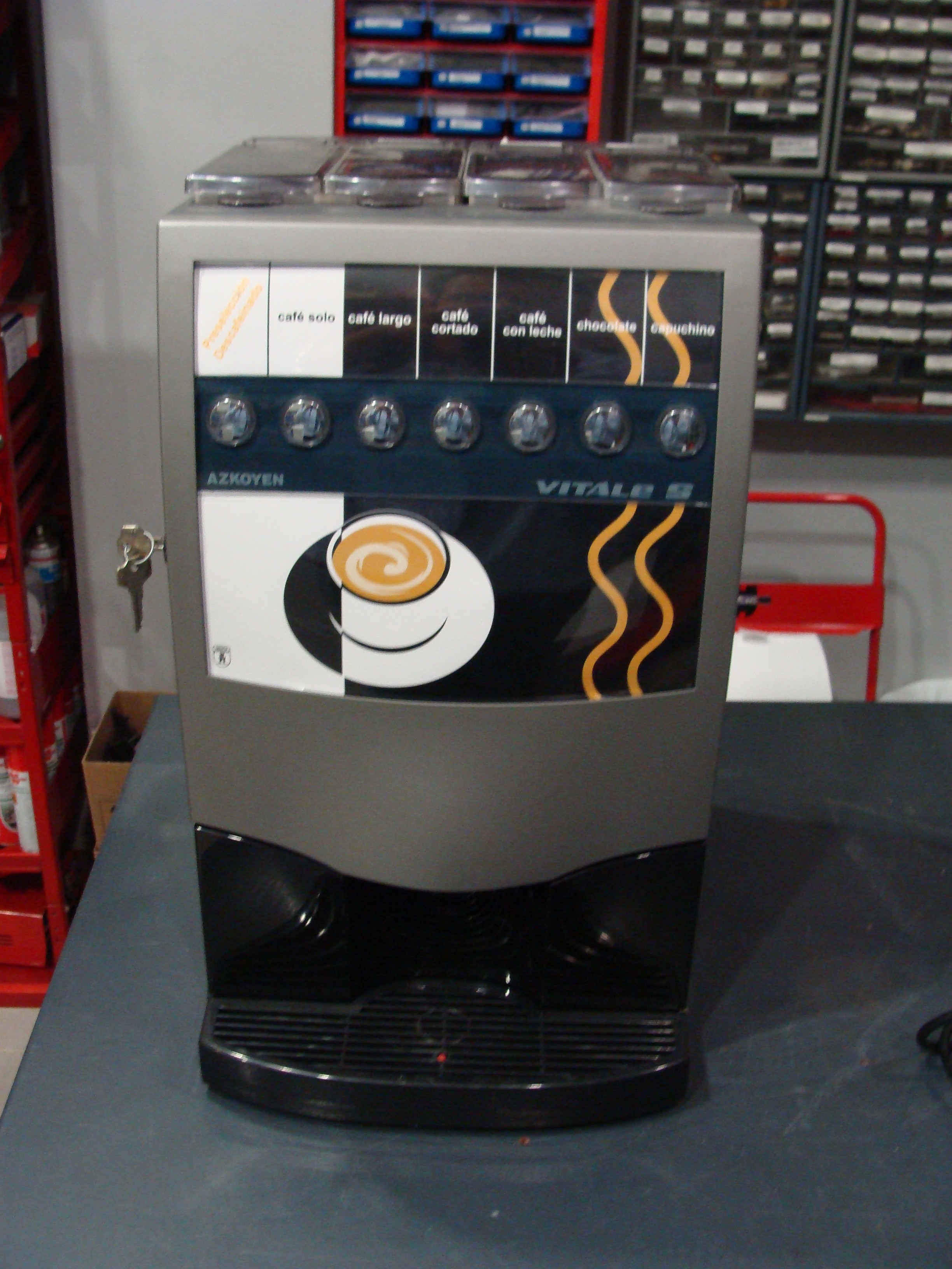 MAQUINA CAFE MODELO VITALE SI+4.EXPOSICION